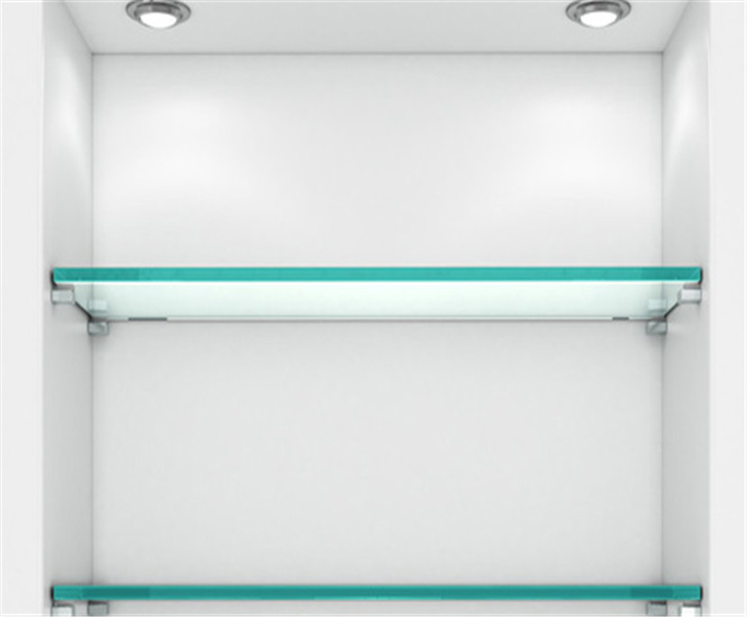 BTG china factory customizable 12mm 15mm furniture shelf glass price
