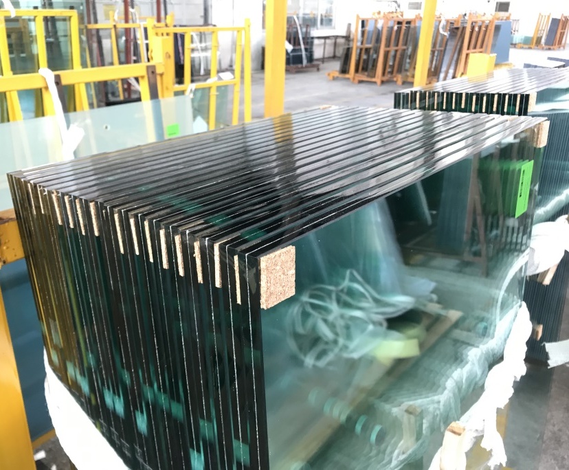 BTG 13.14mm double panel tempered laminated glass windows