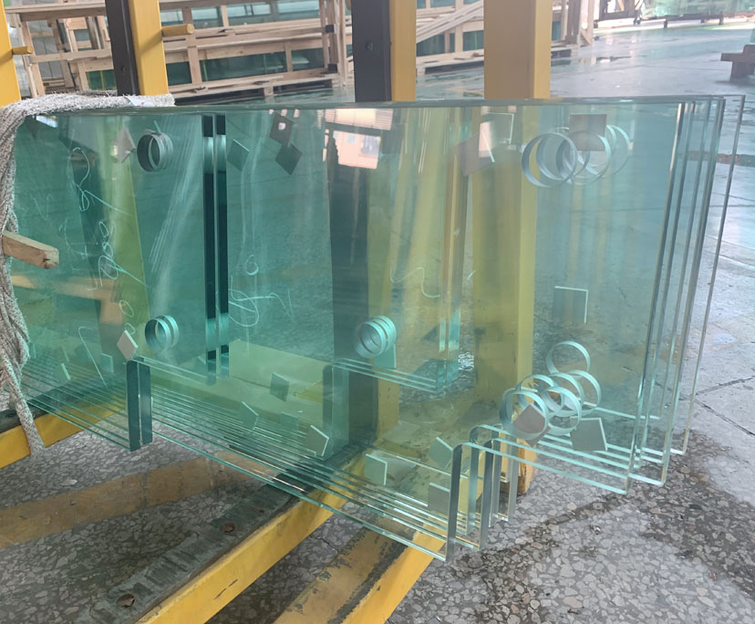 BTG supplier 10mm strengthened glass safety glass