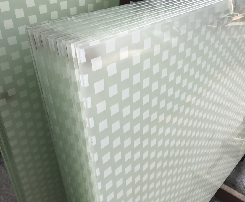 BTG manufacturer BTG 6mm toughened serigraphy printing glass