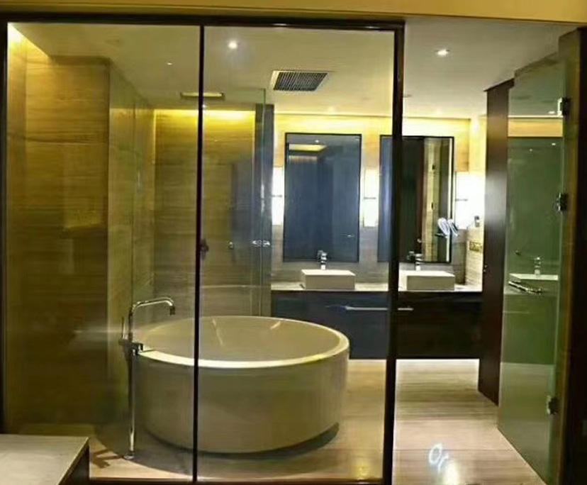 10mm BTG factory clear strengthened shower glass