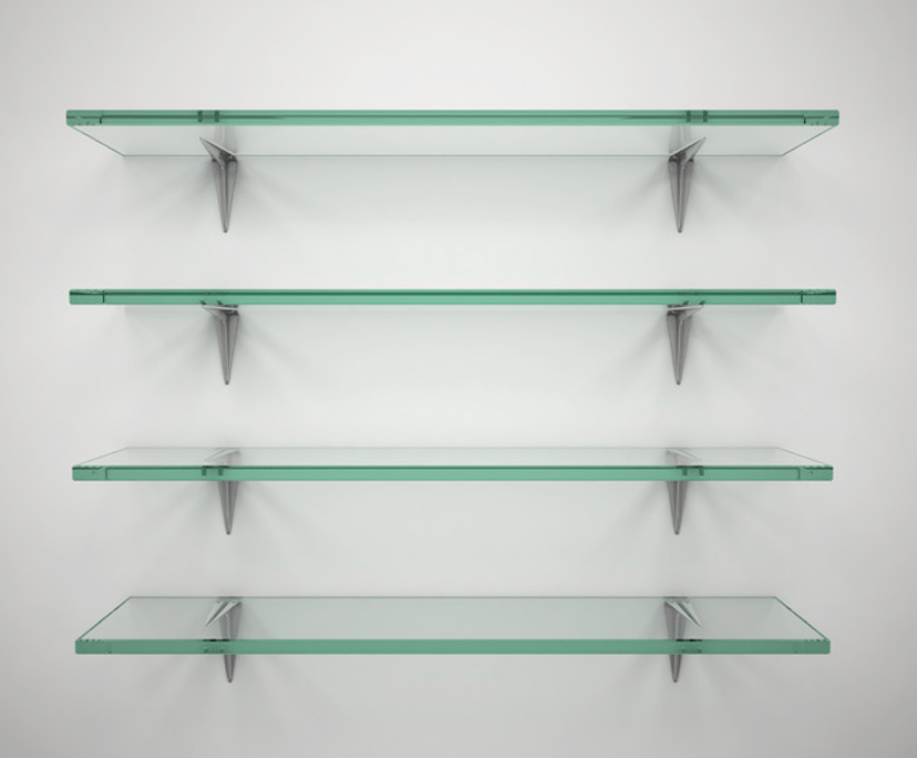 BTG customizable 5mm 6mm 8mm tempered furniture shelf glass fabrication