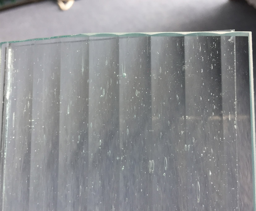 BTG manufacturer 4mm strengthened patterned glass