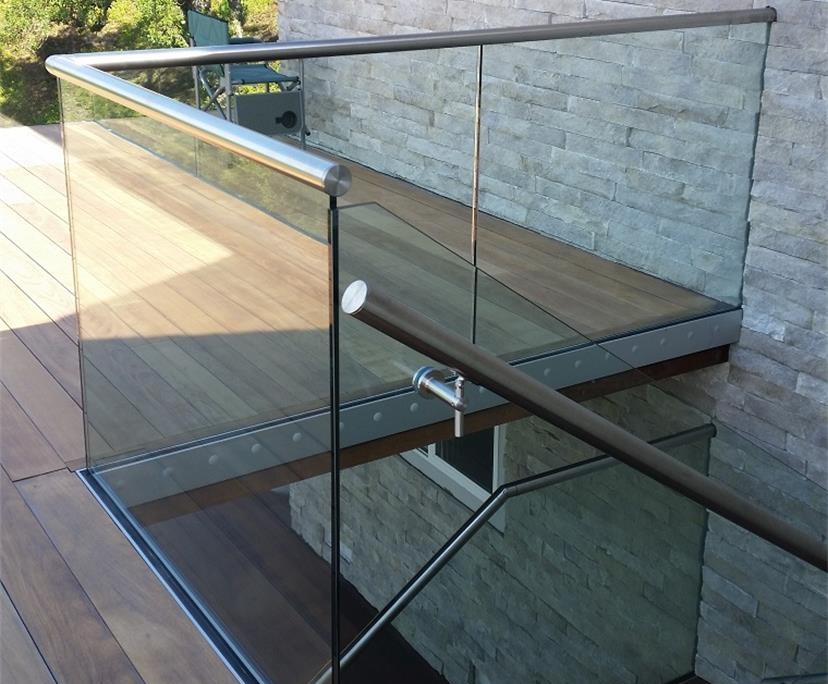 BTG 10mm 12mm clear low iron tempered balustrade glass
