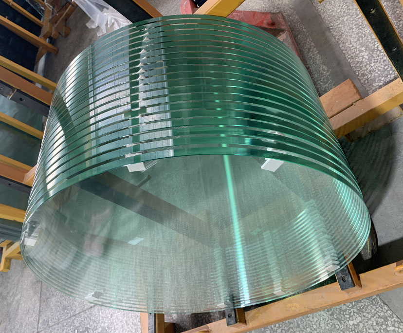 China supplier BTG 12mm clear tempered table tops glass