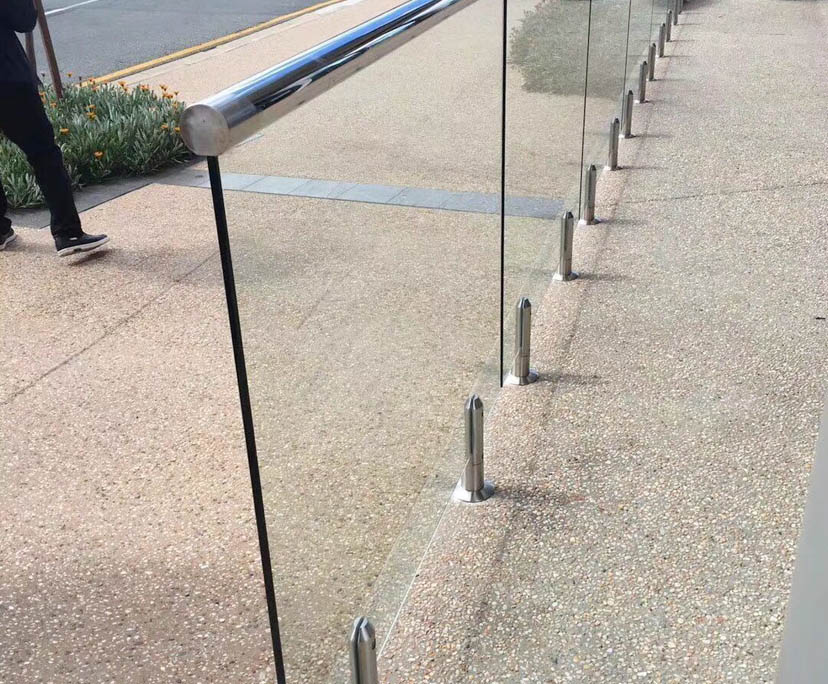 BTG factory 12 inch clear toughened railing glass