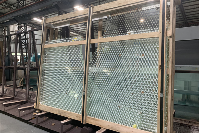 BTG high-quality building glass curtain wall clear tempered silk screen printing laminated glass China manufacturer