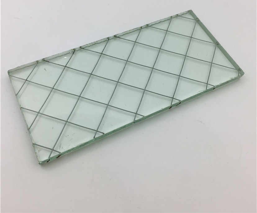 BTG factory clear and patterned strengthened wired glass