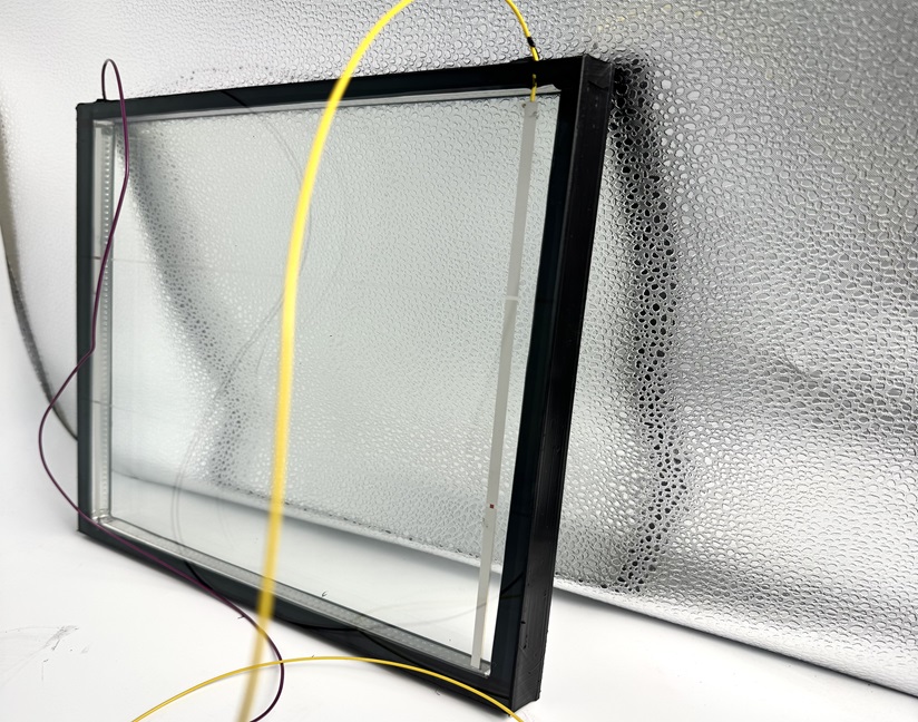 Electric heated glass can be used in bathrooms